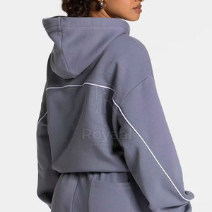 Customized Short Solid Fashion Women's Office Wear <b>Blazer</b> Skirts Canvas 100% Cotton Tracksuit <b>Set</b> Matching Clothes 2026 - Product Image 5