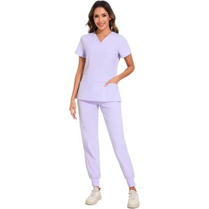 OEM Top Quality Nurse <b>Scrub</b> Breathable Comfortable Medical Hospital Uniform <b>Sets</b> for Unisex Best <b>Scrub</b> <b>Set</b> Medical Uniform - Product Image 1