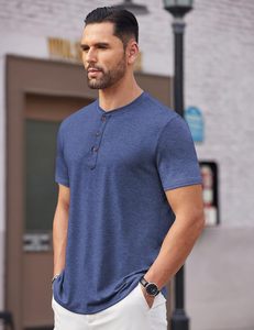 T-shirt en coton pour homme, qualité supérieure, manches courtes, col rond, coupe classique, respirant, séchage rapide, écologique - Product Image 5