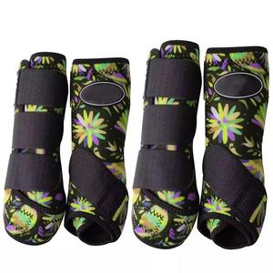 Custom Embroidery Horse Tendon Boots-Luxury Style with 210D Polyester/TPU & Neoprene Cooling & Anti-Fatigue Protection - Product Image 1