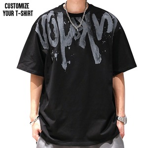 <b>Men's</b> Clothes Oversized Heavyweight 100% Cotton Loose Tops Crew Neck Vintage t Shirt Oversized Streetwear <b>Men</b> Plus Size T-shirt - Product Image 5