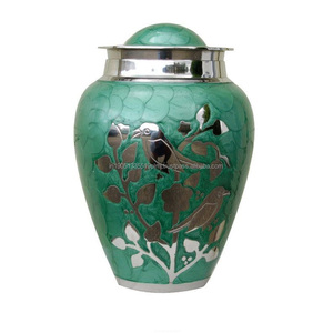 Urna de cremación de latón personalizada al por mayor para cenizas humanas urnas de cremación y recuerdo de metal grandes para urnas de cenizas de hombres y mujeres adultos - Product Image 1