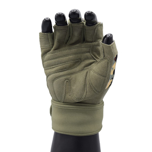 Gants de protection pour les paumes, conçus pour des routines de mouvement actif, offrant un confort et une sensation premium lors d'un entraînement physique intensif. - Product Image 4