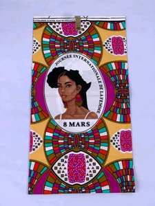 ผ้าฝ้ายพิมพ์ลายแอฟริกันคินชัสซาที่ทนทาน สำหรับชุดแต่งงาน ชุดงานเลี้ยง และของตกแต่งบ้าน ผู้ผลิตแบบ OEM ODM - Product Image 2