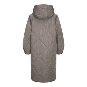 เสื้อแจ็คเก็ตดาวน์แบบมีฮู้ดสำหรับผู้หญิง แฟชั่นเรียบง่าย ความยาวปานกลาง รุ่นใหม่สำหรับฤดูหนาว แบบหนา - Product Image 2