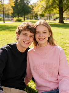 Sweat-shirt à col montant personnalisé de haute qualité pour femmes et hommes, tendance, surdimensionné, décontracté, provenant d'un fabricant fiable - Product Image 5