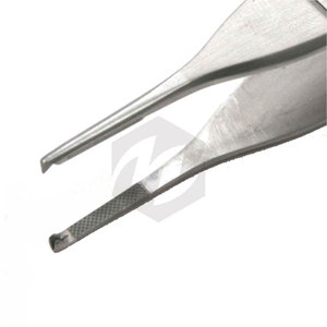 Pinzas Adson de Carburo de Tungsteno de 6 Pulgadas con 1x2 Dientes para Uso Profesional, Instrumentos Quirúrgicos de Acero Inoxidable Antioxidante, Fuente de Alimentación Manual - Product Image 2