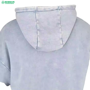 Sweat-shirt en molleton de coton épais 500 g/m² / French Terry, couleur personnalisée, hiver, uni, unisexe, coupe ample, à capuche - Product Image 5