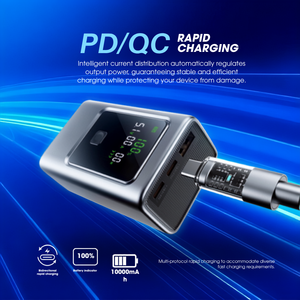 MCK NB35 NEW 35W Fast <b>Charge</b> Pass-through Aluminum Alloy Cafe Office USB-<b>C</b> Portable Charger 10000mAh Leakage Protection - Product Image 5