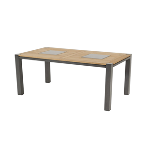 Mesa de Jardín de Madera Maciza de Teca con Patas de Metal, Resistente al Agua, Fácil de Transportar, de Alta Calidad, Precio al por Mayor, Tendencia en Indonesia - Product Image 3