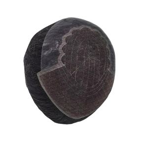 Perruque à dentelle frontale q6 hair model THB 2025, cheveux indiens Remy, frange, base sans colle, couleur blonde, densité 130%-250%, nœuds décolorés - Product Image 2