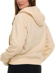 Sudadera con capucha y media cremallera, holgada, de felpa corta, estilo oversize, para adolescentes - Product Image 1