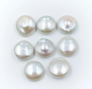 ไข่มุกบาร็อคสีขาวคุณภาพ AAA ขนาดใหญ่ รูปทรงกลม น้ำจืด 25*25 มม. พลอยธรรมชาติ 100% สำหรับทำเครื่องประดับ ราคาขายส่ง - Product Image 4
