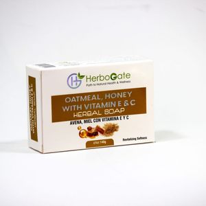 Jabón Herbal de Avena y Miel con Vitaminas E y C, Solución Premium para el Cuidado del Baño con Propiedades Nutritivas Naturales para una Piel Suave y Hermosa - Product Image 3