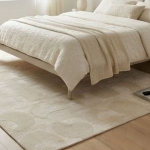 <b>Top</b> Quality Factory Outlets Modern Abstract Pattern Area Rug Rectangle Beige Organic Cotton Flat Weave Washable Living Room Use - Product Image 3