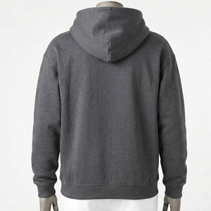 Custom Logo Heavyweight Oversized Hoodie 100% Cotton Fleece Streetwear Sweatshirt OEM Wholesale Casual Wear Drop Shoulder Hoodie - Product Image 4