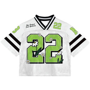 Camiseta de Fútbol Americano Personalizada con Sublimación, Nueva Camiseta de Fútbol de Malla Negra con Impresión Digital, Camiseta Deportiva Transpirable - Product Image 1