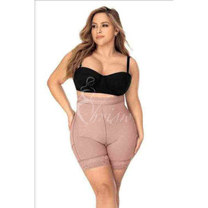 Short gainant taille haute sans couture avec soutien abdominal, à enfiler, couleur moka - <span class=keywords><strong>Fajas</strong></span> <span class=keywords><strong>Colombianas</strong></span> <span class=keywords><strong>Fajate</strong></span>&Short Levanta Cola Gluteos - Product Image 3