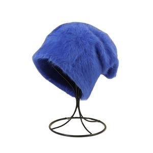 Bonnet d'hiver personnalisé tendance tie-dye en fourrure longue de lapin, bonnet en peluche pour femme, bonnet tricoté chaud 2026 - Product Image 3