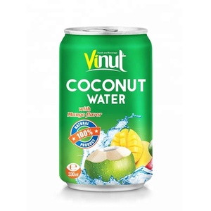 330ml VINUT Agua de coco Mango sabor jugo de fruta OEM - Product Image 2