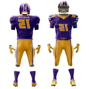 Tenues de football personnalisables pour jeunes et adultes, ensembles imprimés complets, vêtements d'équipe, uniformes de sport, kits d'uniformes de football américain - Product Image 4