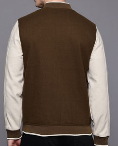 เสื้อแจ็คเก็ตวาร์ซิตี้แบบวินเทจสำหรับฤดูหนาวของชมรมซิกมา  แบบยูนิเซ็กซ์  สำหรับโรงเรียน/มหาวิทยาลัย  ผ้าขนสัตว์  แบบ Letterman  ทรงปกติ  บุซับในเชอร์ปาด้านหน้า - Product Image 4