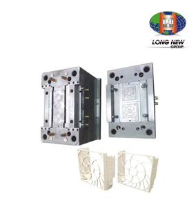 Moule d'injection plastique HIPS personnalisé LONGNEW pour pièces de ventilateur de refroidissement |   Moule en acier à 4 cavités à canaux froids avec surface polie - Product Image 5