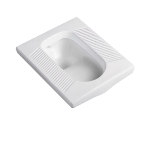 Vente en gros directe usine : Cuvettes de toilettes à la turque modernes avec pare-éclaboussures pour salle de bain, pour l'exportation à prix économique - Product Image 1