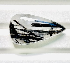 Cuarzo Rutilado Negro Natural de Alta Calidad, Cabujón de Formas Mixtas, Piedra Preciosa Semipreciosa para Joyería - Product Image 2