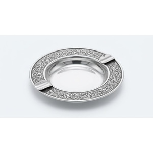 Elegante Cenicero de Latón de Lujo, Cenicero Redondo de Metal Grabado, Cenicero Resistente Hecho a Mano, Bandeja Decorativa Dorada para Cigarrillos - Product Image 3