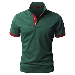 Nouvelle Arrivée Chemise Homme Respirante Anti-Plis Tissu Boutonné Style Moderne Décontracté Polyester/Coton Manches Courtes Séchage Rapide - Product Image 1