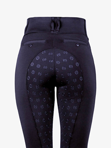 Culottes d'équitation athlétiques pour femmes, taille mi-haute, durables, absorbant la transpiration, avec poches pour téléphone, pour l'équitation, logo personnalisé - Product Image 5