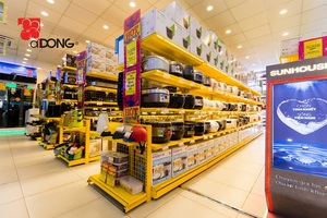 Wire Mesh Display Rack Retail Store Display <b>Stand</b> Grocery Product Display OEM Customization Available ADONG A07 - Product Image 2
