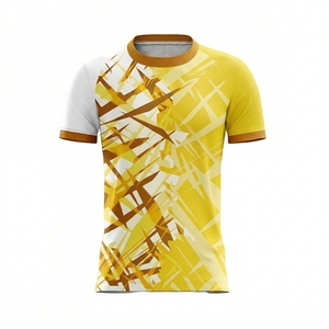 Wholesale Unisex Youth Adult custom sublimated soccer jersey Geometric print <b>polyester</b> <b>t</b>-<b>shirt</b> Moisture wicking athletic fit - Product Image 3
