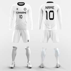 Maillots de football personnalisés avec couleur et numéro d'équipe, vente directe d'usine, uniforme de football 100% polyester avec service OEM - Product Image 1