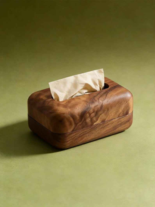 Moderno Dispensador de Papel Higiénico de Madera Minimalista, Soporte Resistente para Papel Higiénico de Encimera para Cocina y Baño de Perfect Enterprises - Product Image 2