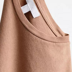 Women Crop Top T Shirt Loose Fit Streetwear Casual Breathable Summer Top OEM Supplier Low Price For Sale - Product Image 3