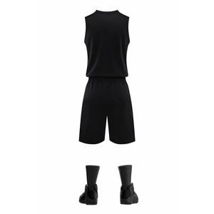Uniforme de Baloncesto Profesional con Diseño Impreso por Transferencia de Calor, Personalizado, Transpirable, 100% de Secado Rápido, Cuello Redondo, Sin Mangas - Product Image 4
