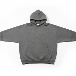 Sweat-shirt à capuche en molleton 100 % coton épais pour homme avec logo personnalisé et poche, idéal pour l'automne - Product Image 5