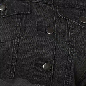 Vêtements d'hiver, tenue élégante, veste en jean pour femmes, tissu en coton pur, nouveau look, veste en jean pour femmes - Product Image 5