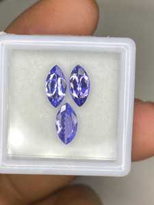 Zubeda Gems - Lote de Gemas Sueltas de Topacio Azul Cielo Natural, Corte Corazón a Cuadros Facetado de Doble Cara, 6 mm, Calibradas, para Joyería - Product Image 3