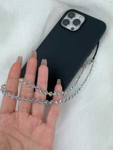 เครื่องประดับทำมือสวยหรู สไตล์โบฮีเมียนทันสมัย ลูกปัดคริสตัลสุดน่ารัก อุปกรณ์เสริมเทคโนโลยีสุดเก๋ สายคล้องลูกปัดดีไซน์ศิลปะ ลูกปัดเงางาม - Product Image 6
