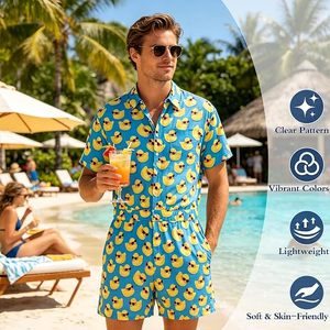 Conjunto de Ropa Casual Ligera de Verano para Hombre, 100% Poliéster, Secado Rápido, Transpirable, Camiseta y Pantalones Cortos, Proveedor Mayorista - Product Image 2