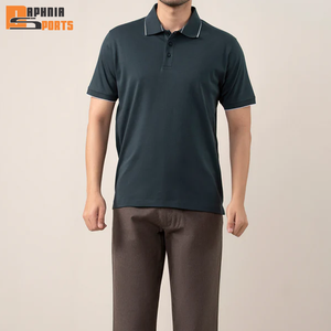 Venta Directa de Fábrica, Suéter de Punto Suave, 100% Algodón, Antiarrugas, Talla Grande para Hombre, Cuello Camisero, Diseño Personalizado, Transpirable - Product Image 6
