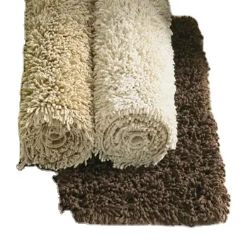 洗えるモダンなカーペットとラグ100% コットンバスマットフラット織りコットンラグコットンバスルームラグ