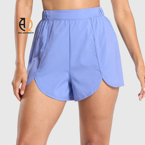 Shorts décontractés taille haute pour filles, shorts en jersey pour femmes avec poches - Product Image 2