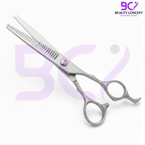 Ciseaux à effiler les cheveux de 6,0 pouces en acier inoxydable, ciseaux de barbier pour salons, ciseaux texturisants de haute précision avec dents pointues - Product Image 6