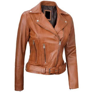 Dernier design, veste d'hiver en cuir pour femme de haute qualité pour usage extérieur, meilleure arrivée, prix abordable, vestes pour femmes - Product Image 3