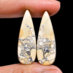 อัญมณีคริสตัลทรงหลวมหลายขนาดเครื่องประดับอัญมณี maligano Jasper Cabochon ธรรมชาติ - Product Image 2