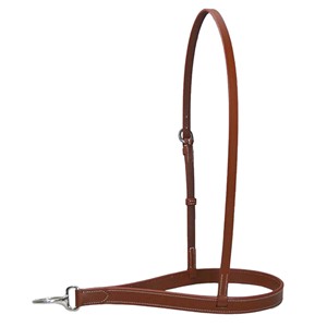 Double Stitched Premium Leather Horse Noseband for Training and Show Bridles Soft Padded Durable Equestrian Tack OEM Supplier - Product Image 1